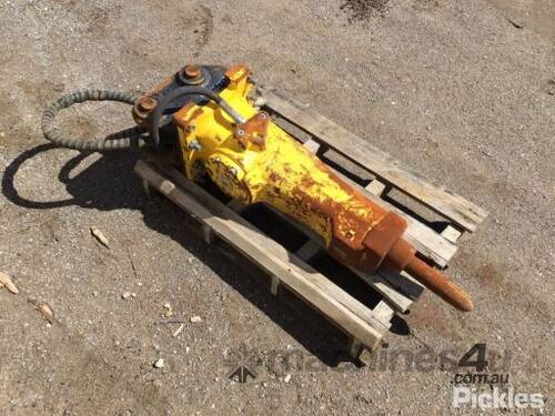 Unbranded Hydraulic Jack Hammer To Suit Excavator. Fitted With 40mm Pin, 135mm Ear, 170mm Centre