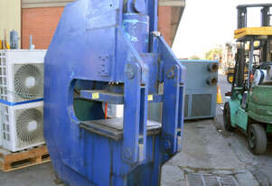 Hydraulic C Press 300mm bore ram with separate 11kW Power Pack - #6 USED