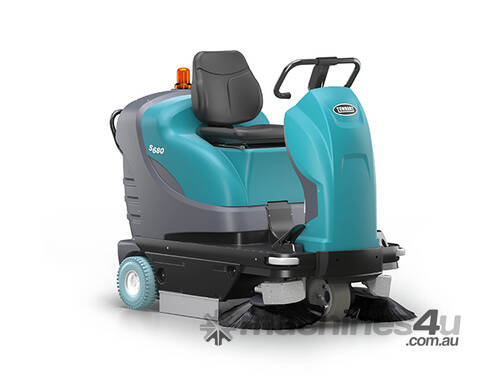 Tennant S680 Compact Battery Ride-On Sweeper - TASMANIA DEALER ONLY