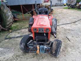 Kubota B7100 Tractor and Slasher - picture0' - Click to enlarge