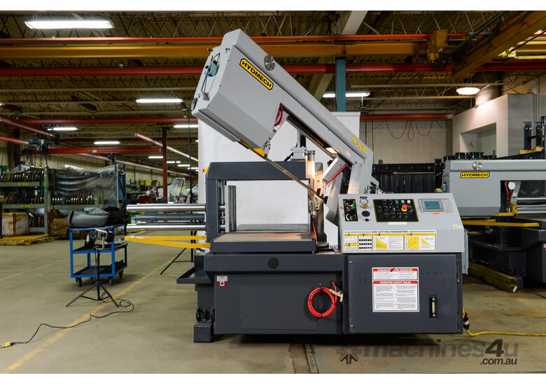 EXCEPTIONAL CUTTING PERFORMANCE - CNC Band Saw - HYDMECH M-16A Automatic Scissor Style - USA Made