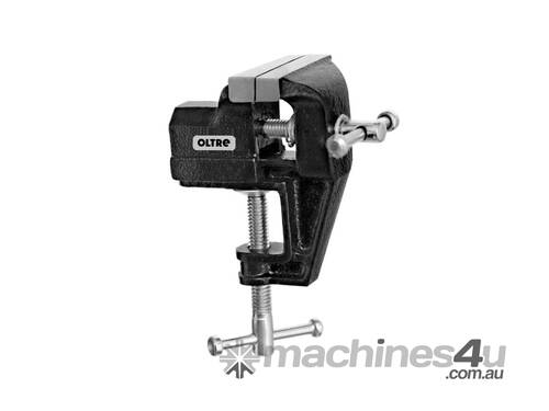caption Heavy Duty SG Iron Baby Mini Bench Vice Integrated Clamp by Oltre