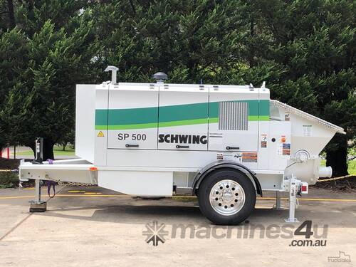 2024 SCHWING SP500 TRAILER MOUNTED CONCRETE PUMP