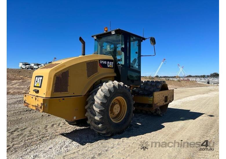 caption 2013 Caterpillar CP54B Padfoot Roller Compactor - 2,346 Hours - Ideal for Soil Compaction!