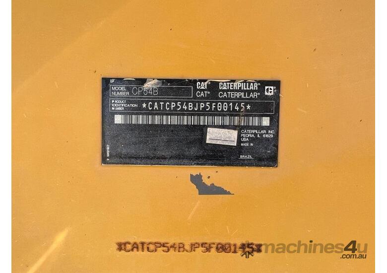 caption 2013 Caterpillar CP54B Padfoot Roller Compactor - 2,346 Hours - Ideal for Soil Compaction!