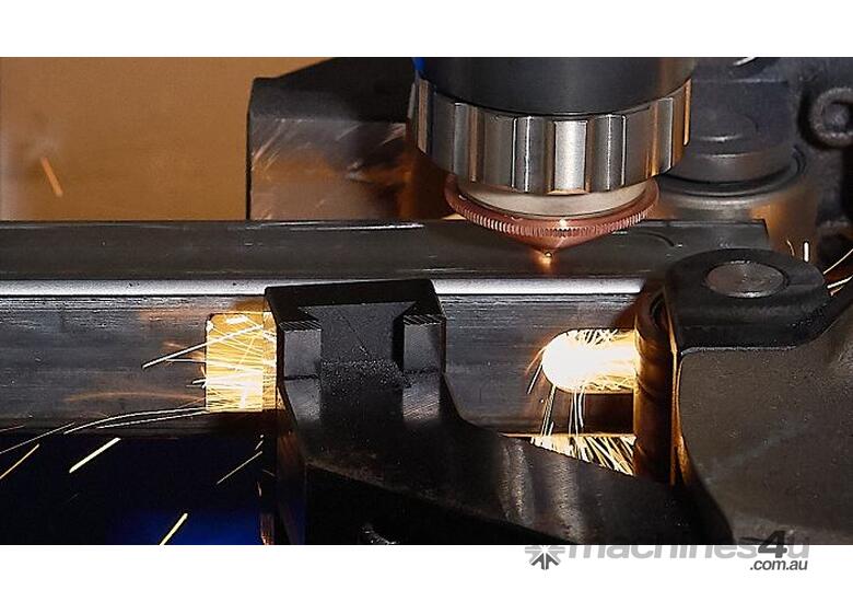 caption SOCO SLT-80-Fiber Tube Laser Cutter - High Precision, High Speed Round Tube Cutting