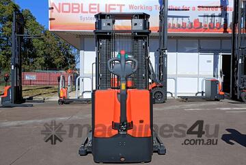 NOBLELIFT 1.6T Straddle Leg Walkie Stacker - Triplex Mast 4.3m Lift Height