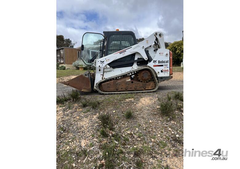 caption Bobcat T650 Tracked Skid Steer Loader - LOW Hours!