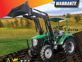 AgKing - 60HP Tractor ROPS FEL - PACKAGE DEAL SLASHER PALLET FORKS & GRASS SPEARS - picture0' - Click to enlarge