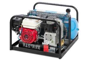 K17PUTE Petrol Air Compressor (ute pack) 308L/Min, Honda GX160, Twin Cylinder,