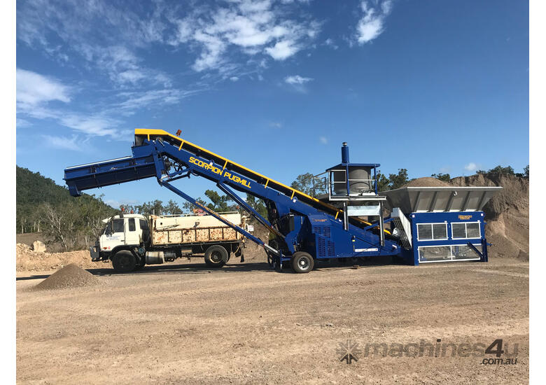 Precisionscreen Scorpion Pugmill PLC - Built in Australia for Australian Conditions! - Hire