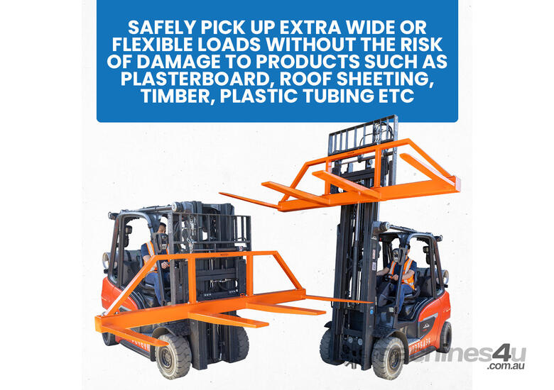 caption Forklift Spreader with Load Guard