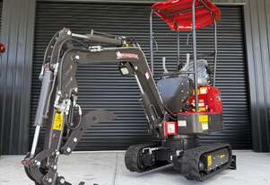 Rhinoceros XN10SE 1T Mini Excavator, Swing Boom, Expandable Tracks, Hydraulic Thumb, Counterweight