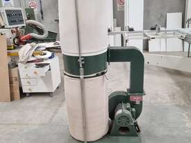 Major Woodworking Large Dust Extractor: Dual Bins, Fine Dust Bags & Metal Ducting for a Cleaner, Saf - picture2' - Click to enlarge