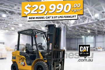 Cat P-Series 2.5T LPG Forklift