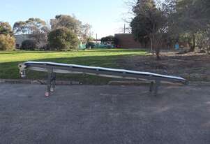 Industrial Concave Trough Incline Belt Conveyor - 5.1m Long