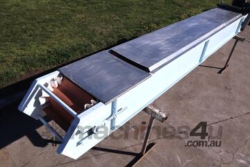 Motorised Elevator Incline Conveyor - 4.3m Long Belt