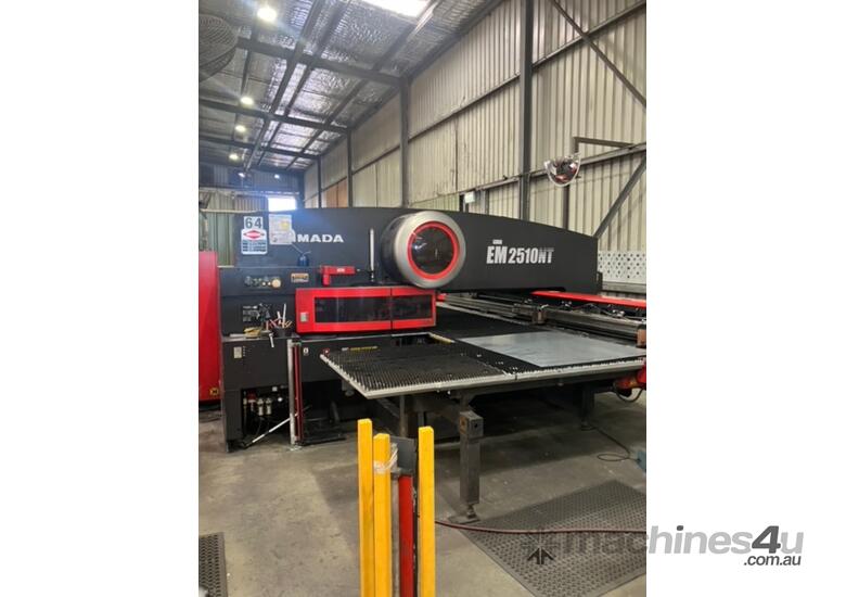 Used Amada EM2510NT 20T Turret Punch - Perth WA