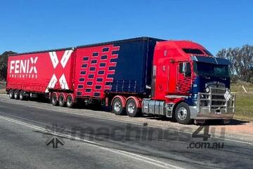 (9875) 2019 Kenworth K200 Big Cab + 2016 Vawdrey B Double Set (Hanwood, NSW)