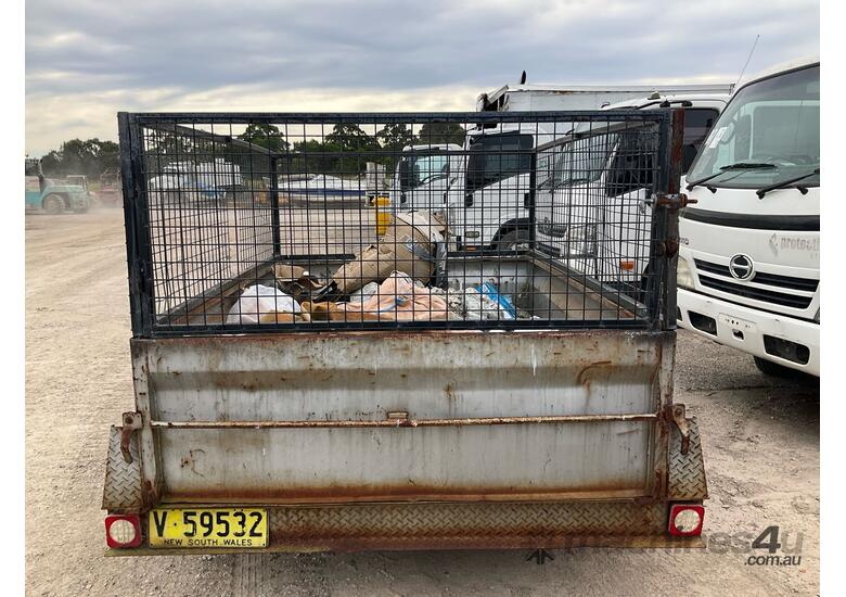 caption 2009 Unbranded 8x5 Single Axle Box Trailer