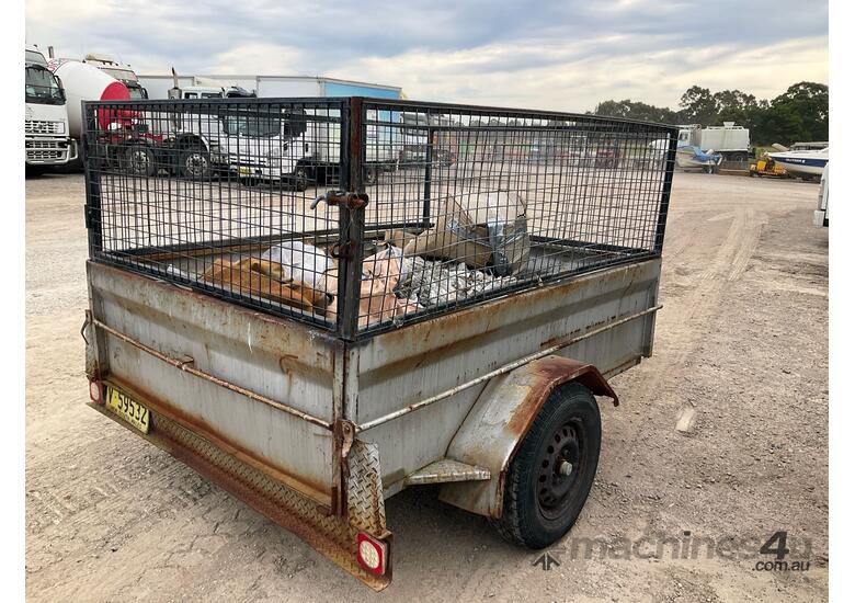 caption 2009 Unbranded 8x5 Single Axle Box Trailer