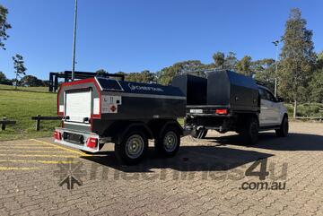 CHIEFTAIN 1000L Diesel Fuel Trailer (Twin Axle bunded tank)