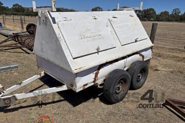 (10338) Tandem Tradies Tool Trailer (Euroa, VIC)