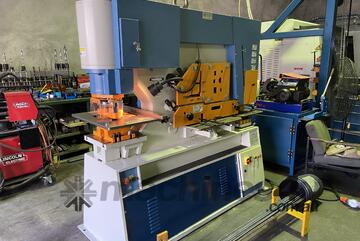 METALEX Hydraulic HIW-125 Ton Ironworker