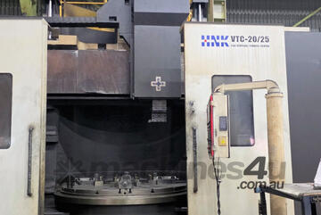2019 HNK Model VTC-20/25 Turn Mill CNC Vertical Borer