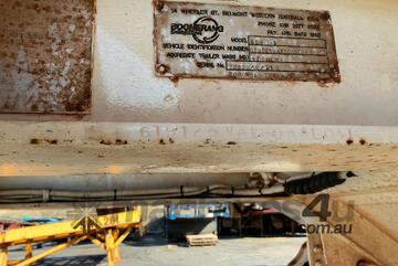 2011 Boomerang SEM 1.1 Tri Axle Belly Dumping B Trailer