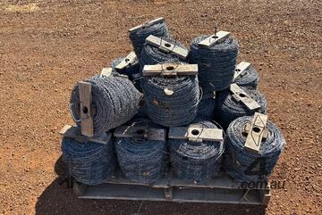 Pallet of Barbed Wire