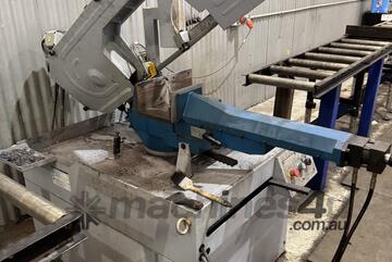 Metal Band saw and rollers