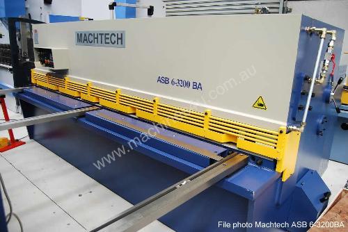 caption NEW Machtech ASB 6-3200 Hydraulic Swing Beam Shear