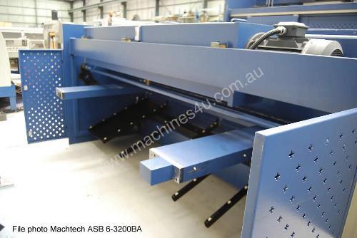 caption NEW Machtech ASB 6-3200 Hydraulic Swing Beam Shear