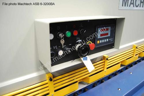 caption NEW Machtech ASB 6-3200 Hydraulic Swing Beam Shear