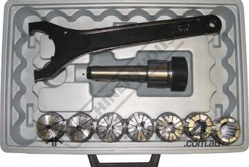 Collet & Chuck Set - 9 Piece 3MT x ER40 Collet Range 5 - 25mm 
