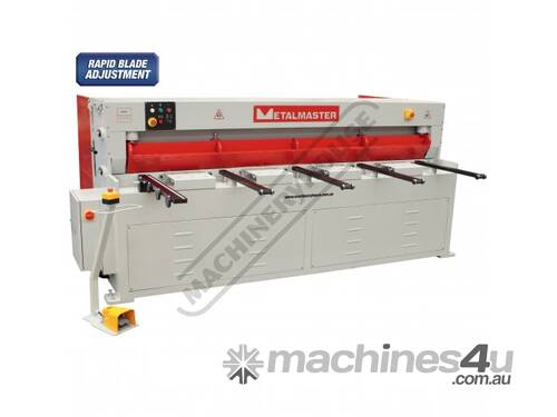 MG-840 Mechanical Guillotine 2500 x 4mm Mild Steel Shearing Capacity Manual Backgauge & Includes Rap