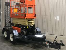 NEW JLG 1932R 19 ft Electric SCISSOR LIFT /TRAILER PACKAGE - picture1' - Click to enlarge