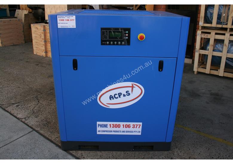 caption German Rotary Screw - Variable Speed Drive 20hp / 15kW Rotary Screw Air Compressor... Power Savings