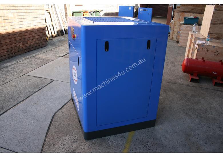caption German Rotary Screw - Variable Speed Drive 20hp / 15kW Rotary Screw Air Compressor... Power Savings
