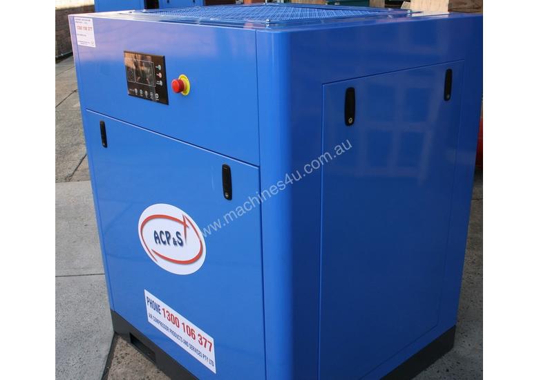 caption German Rotary Screw - Variable Speed Drive 20hp / 15kW Rotary Screw Air Compressor... Power Savings