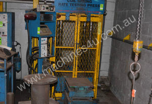 HYDRAULIC Test PRESS COIL SPRING RATE TESTING
