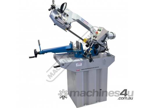EB-260V Swivel Head Metal Cutting Band Saw Electronic Variable Blade Speed 20-90mpm, Mitre Cuts Up T