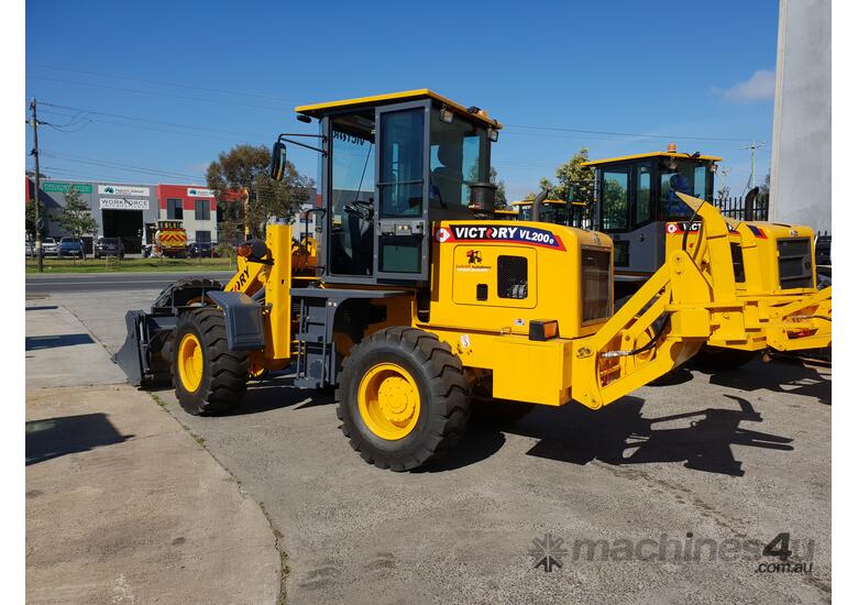 caption 2022 Victory VL200E Wheel Loader with Rippers