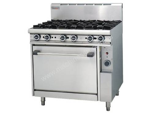 Trueheat 6 Burner Gas Stove & Static Oven Natural Gas R90-6