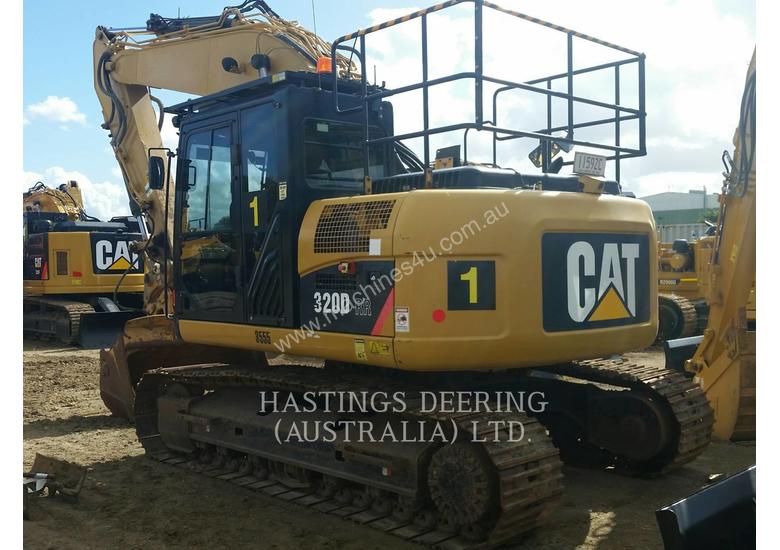caption CATERPILLAR 320DRR Track Excavators