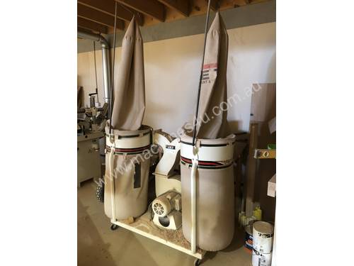 Jet Single Phase, Two-bag Dust Extractor located in Hallam, Melbourne