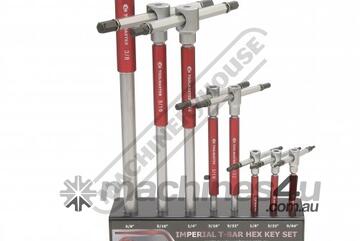 Imperial Hex Key Set with T-Bar Handle 5/64