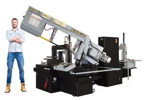 EXCELLENT FOR HEAVY DUTY STEEL CUTTING - Hydmech M20A-120 Auto Horizontal Bandsaw
