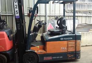 ACTIVE FORKLIFTS - TOYOTA ELECTRIC FORKLIFT 2 TON 5650MM LIFT 2010 MODEL-SPECIAL $$$
